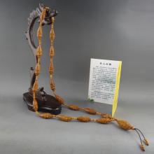 橄榄核雕长串 雙雙细长十八罗汉