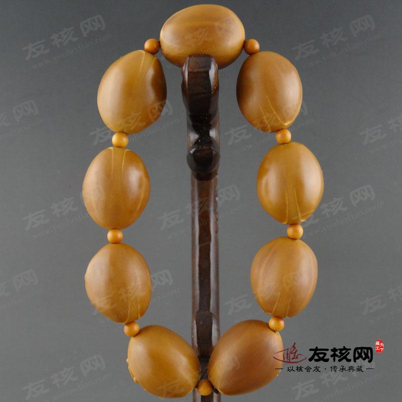 橄榄核手串 苏工艺周怡洁梅兰竹菊 背面图