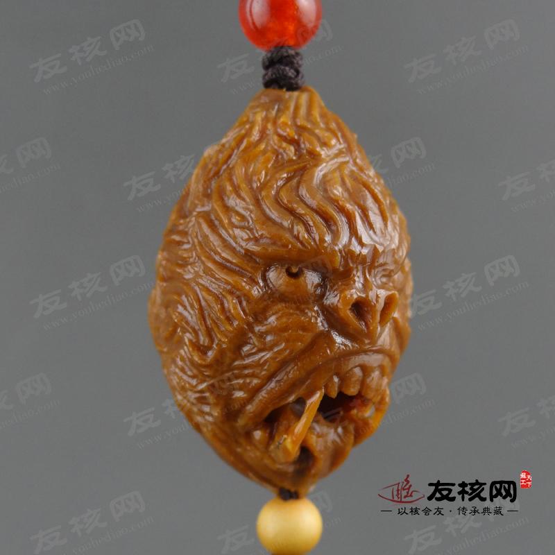 苏工文玩核雕 朱学东双面十八罗汉 背面